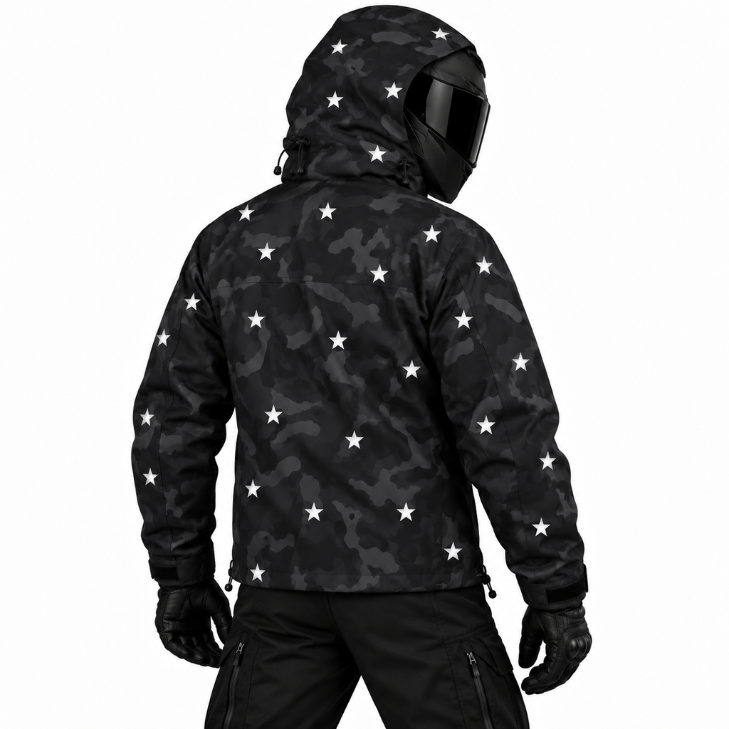Night Shard Reflective Camo Tech Jacket
