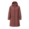 Imperméable long à pétales réactif à l'eau — Bordeaux