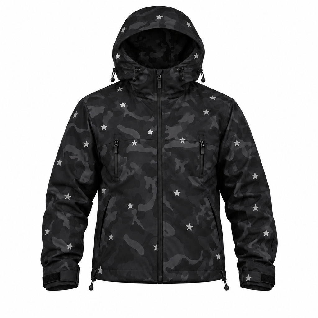 Night Shard Reflective Camo Tech Jacket