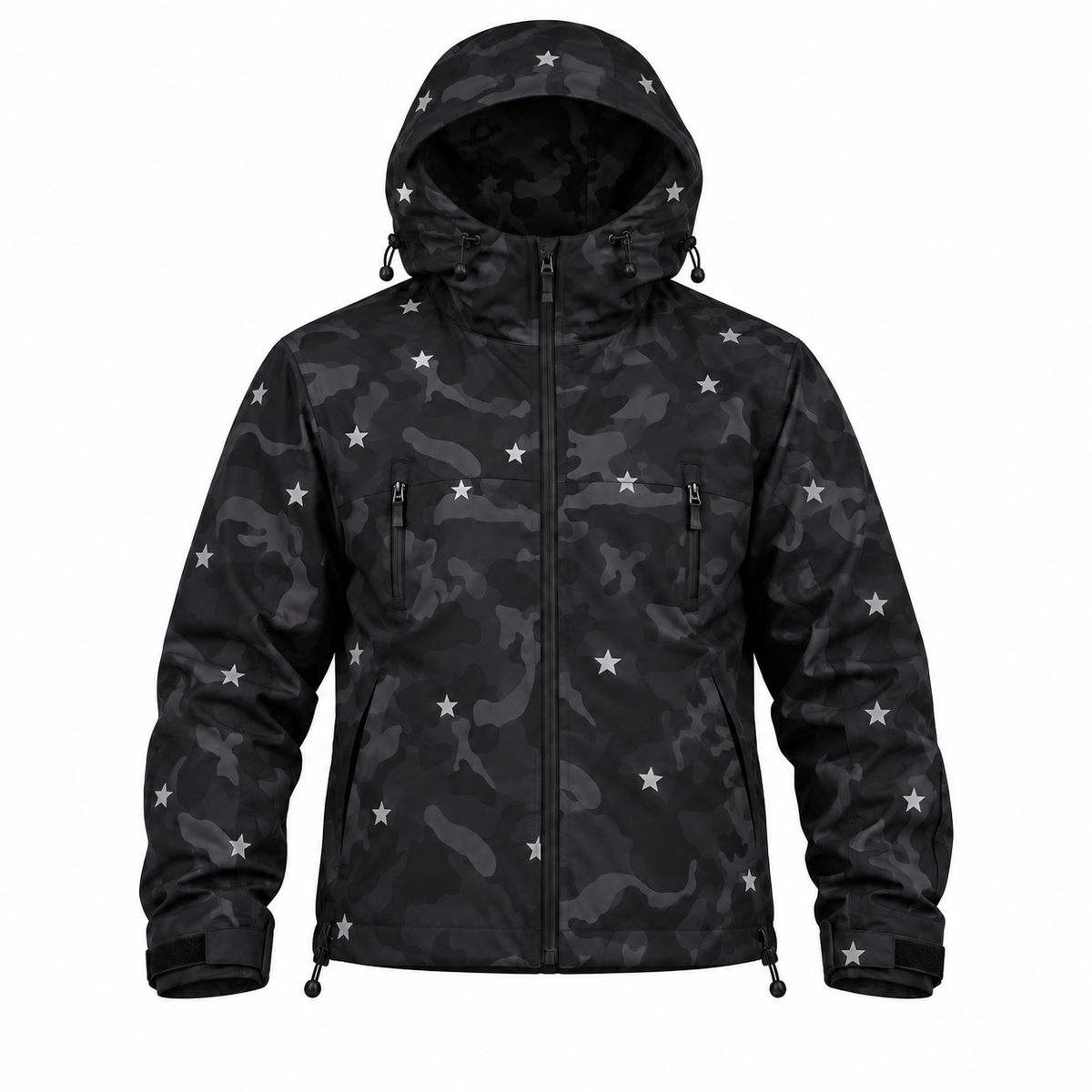 Night Shard Reflective Camo Tech Jacket
