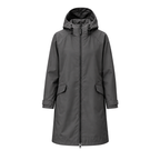 Water-Reactive Constellation Long Raincoat — Charcoal