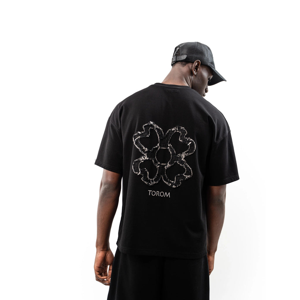 TOROM - T-shirt Noir Obsidienne