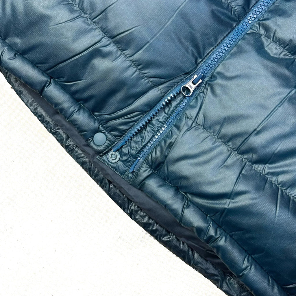Final Sizes: Alpine Down Parka Puffer Jacket In Blue
