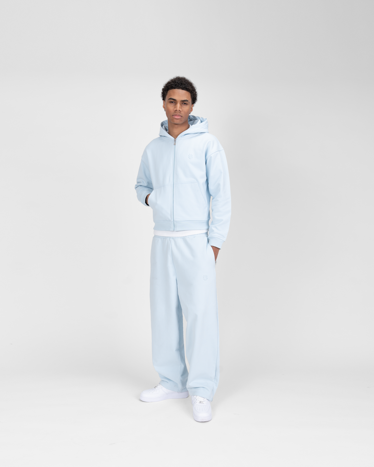 Cerniera SU - azzurro ghiaccio