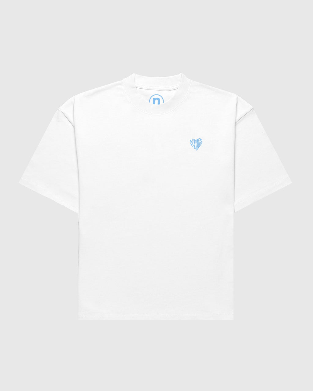 T-shirt bleu chromatique