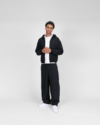 SU ZIP JOGGER - SCHWARZ