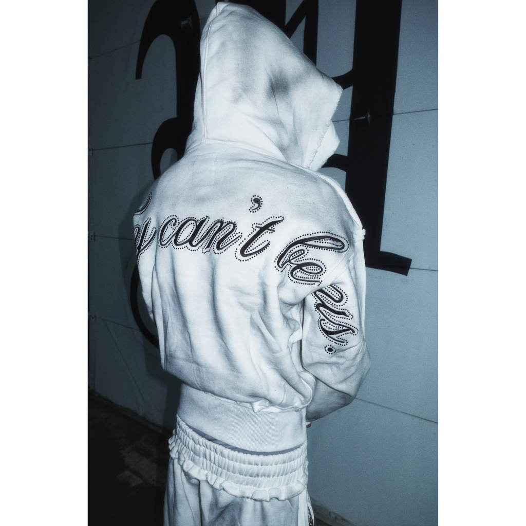 "DIRTY SNOW" Crystalized-hoodie