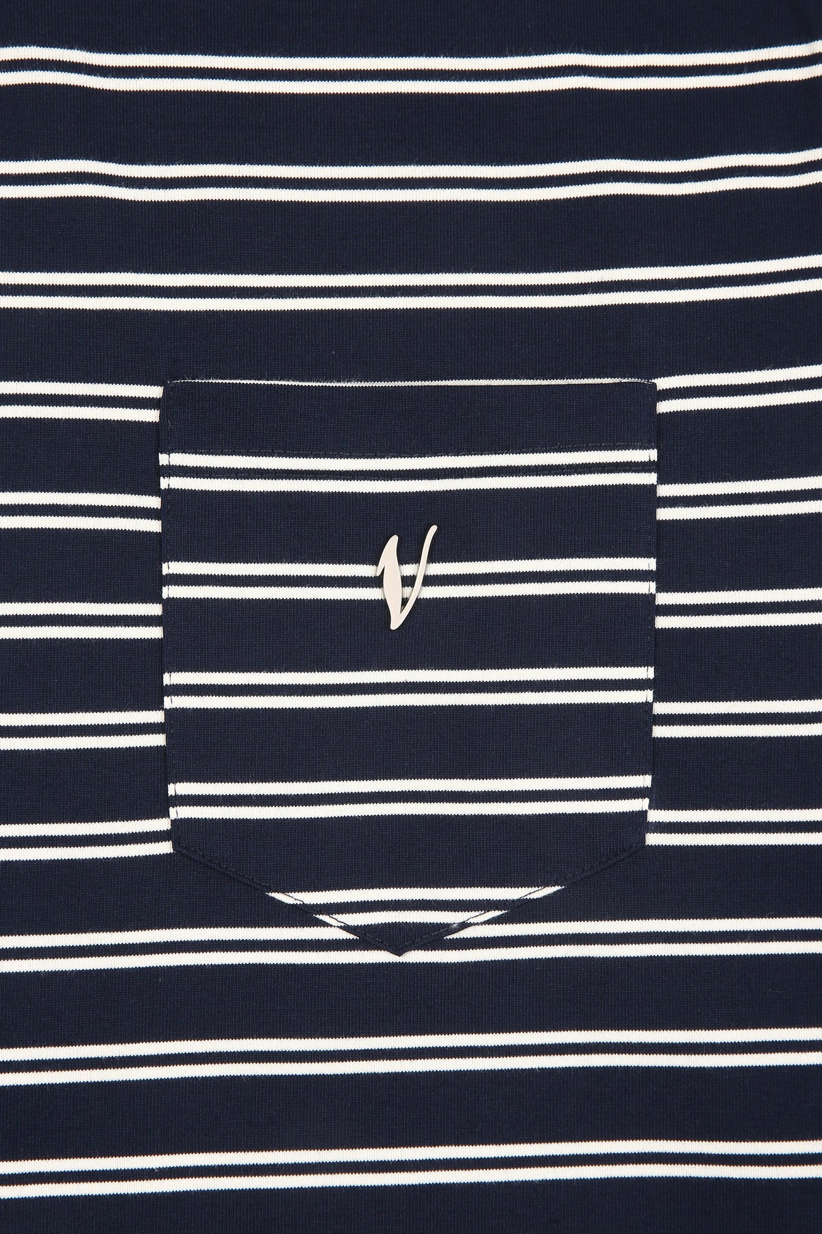 STRIPED LONG SLEEVES - Navy