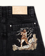 Fast Draw Black-denim