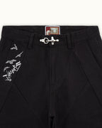 Black Crescent Pants