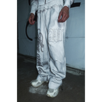 "DIRTY SNOW" CRYSTALIZED SWEATSUIT