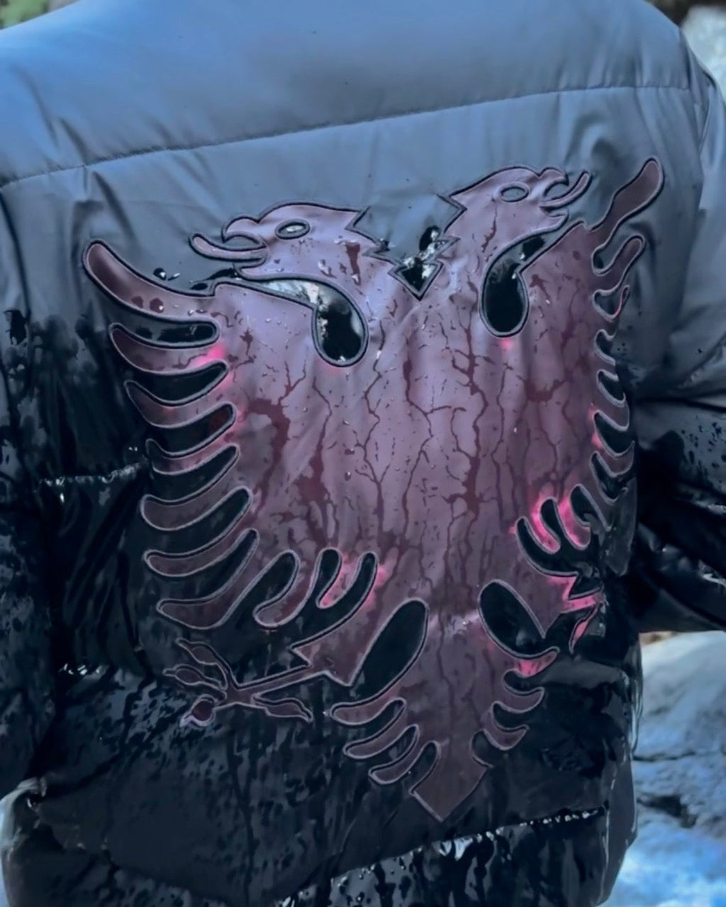 ALBANIA DAUNENJACKE - SCHWARZ
