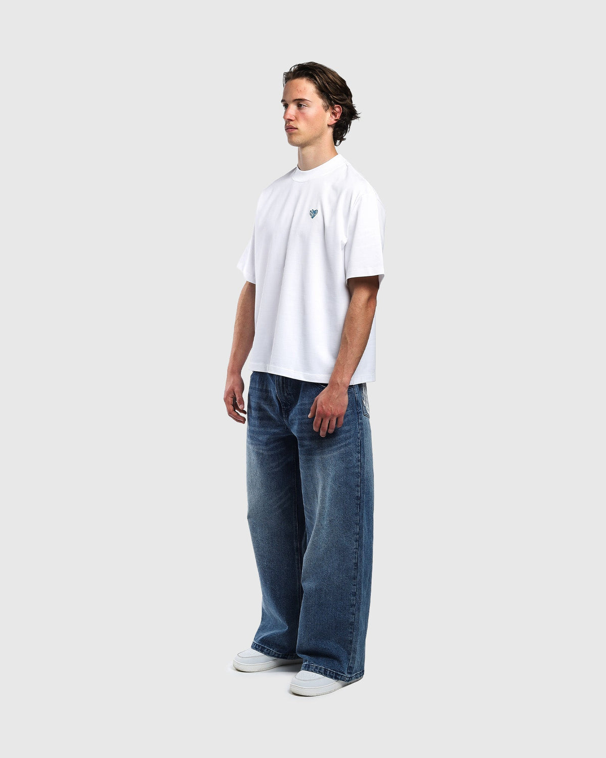 T-shirt bleu chromatique