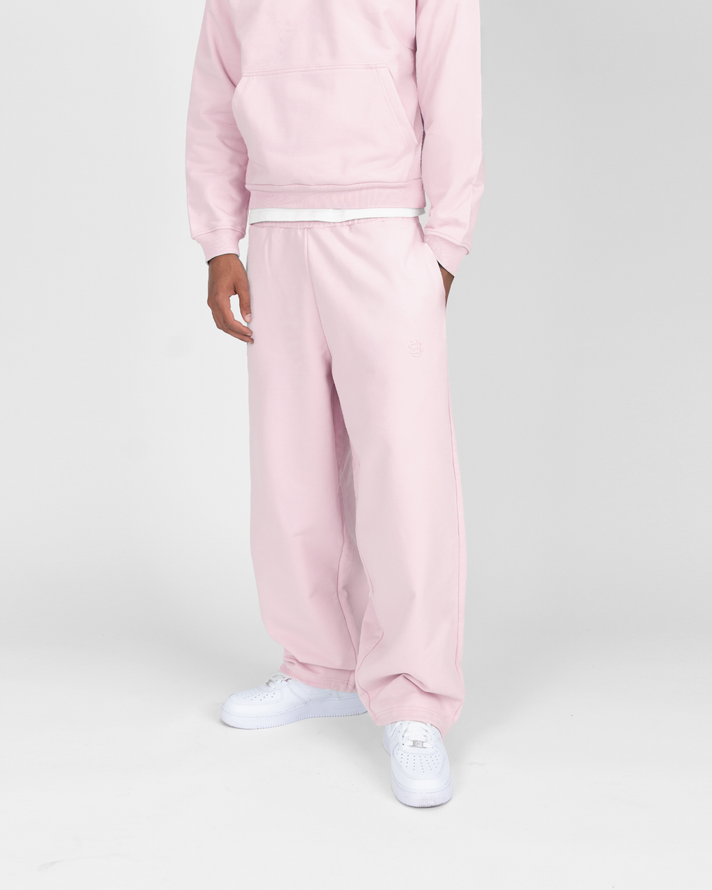 Pantaloni jogger basic SU - ROSA