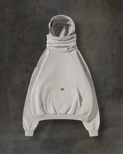 MASKIERTER HOODIE (CREME)