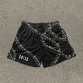 Pantaloncini in mesh con stampa di spine divertenti