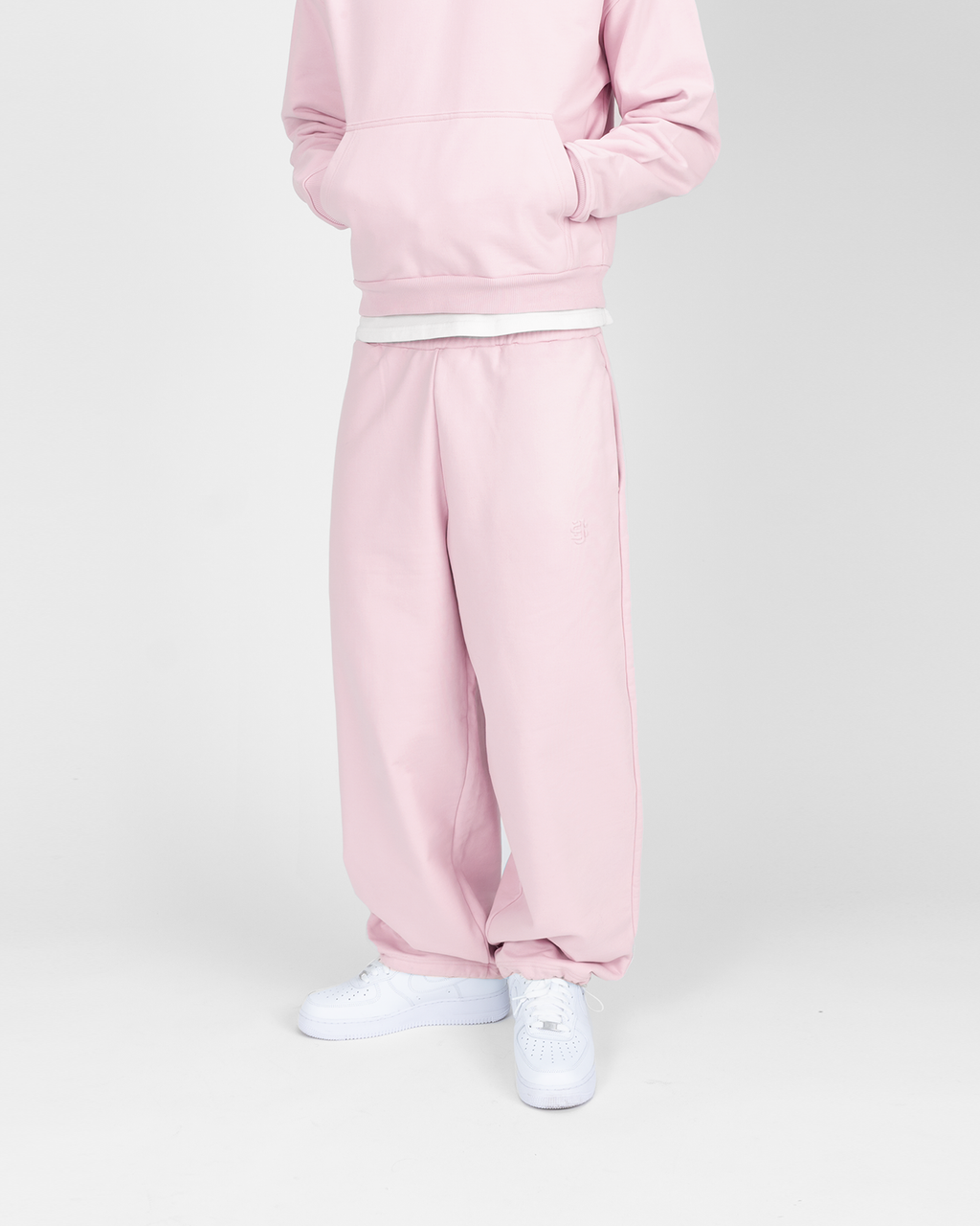 Pantaloni jogger basic SU - ROSA