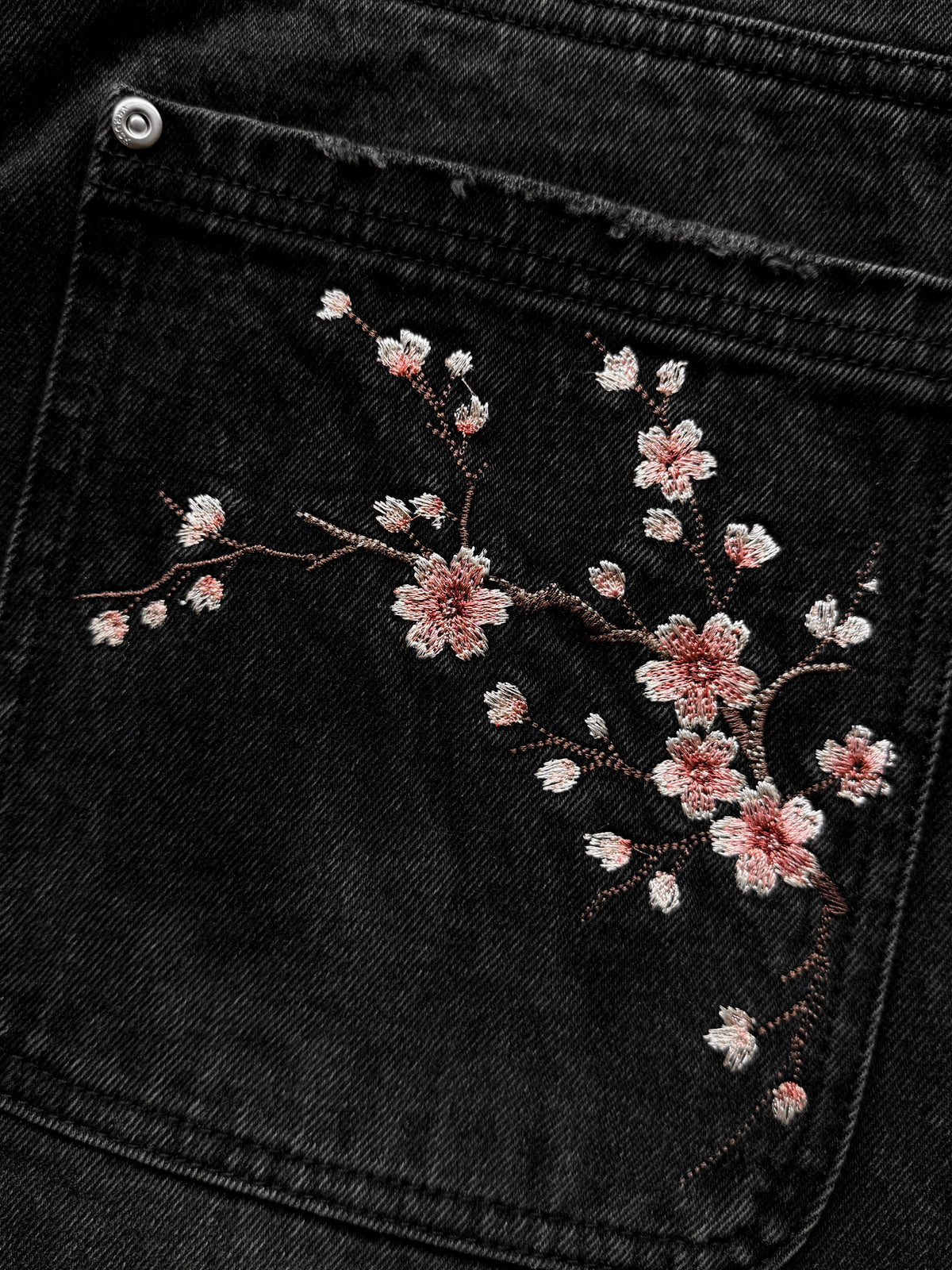 “Ivory Prowl” Baggy Denim