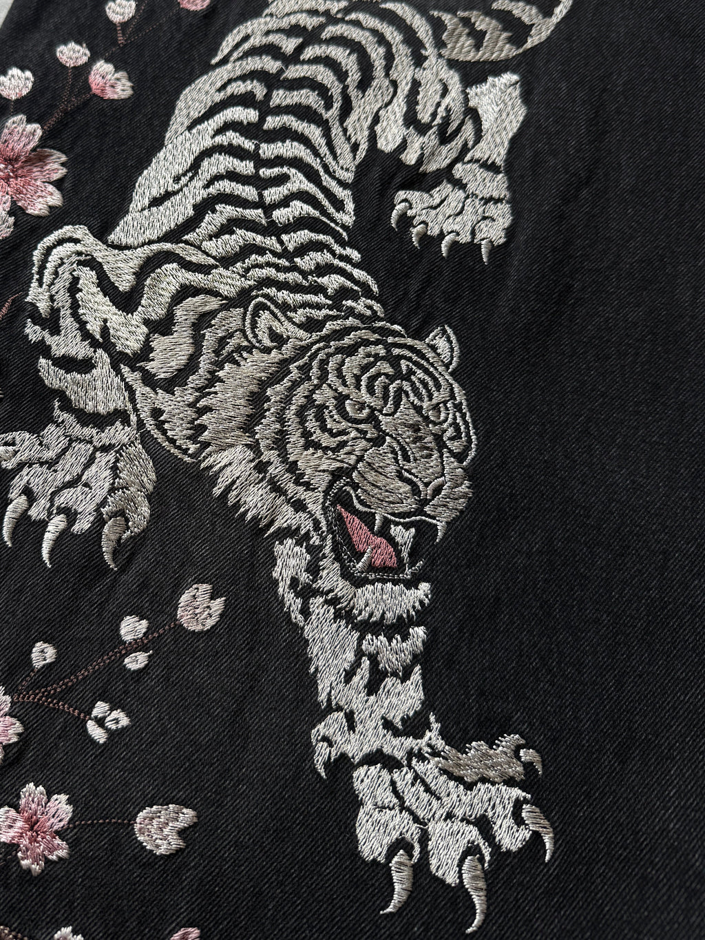 “Ivory Prowl” Baggy Denim