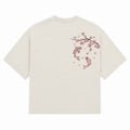Camiseta «Sakura Koi»-Crema