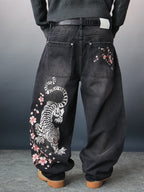 “Ivory Prowl” Baggy Denim