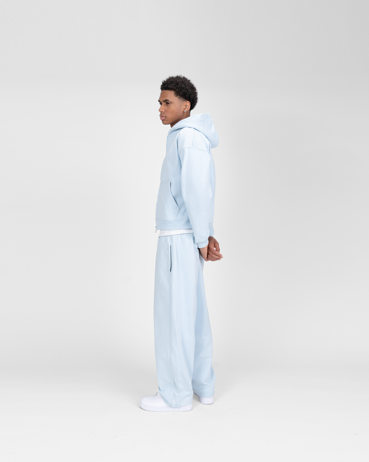SU ZIP JOGGER - ICE BLUE