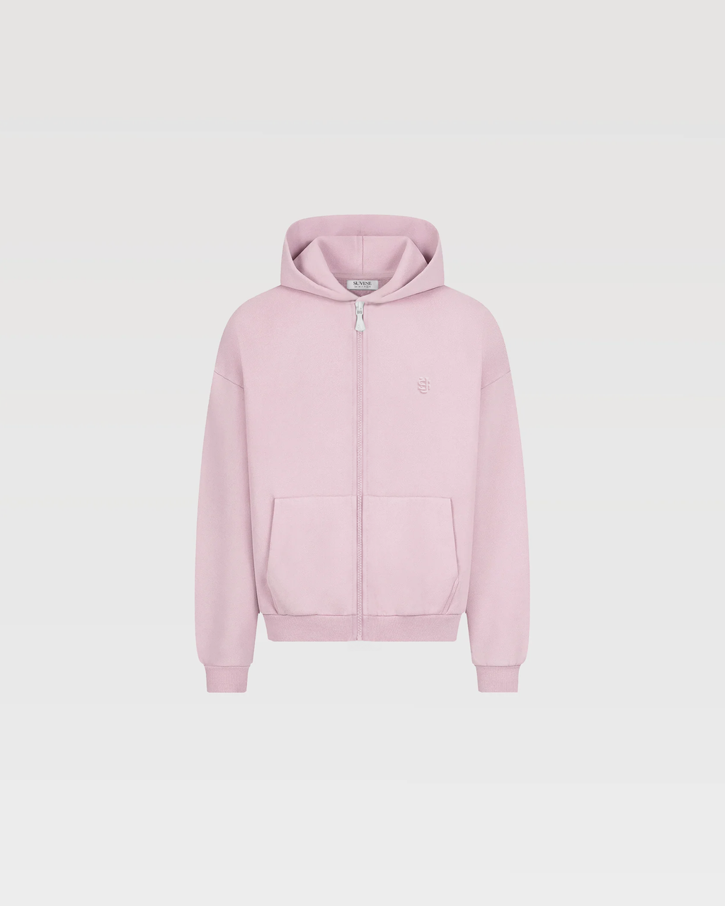 FELPA CON CERNIERA SU - ROSA