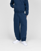 SU-joggingbroek met rits - marineblauw
