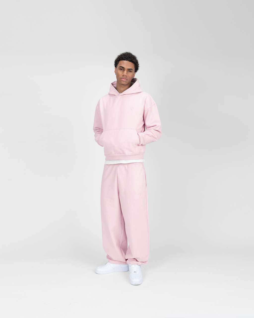 Pantaloni jogger basic SU - ROSA