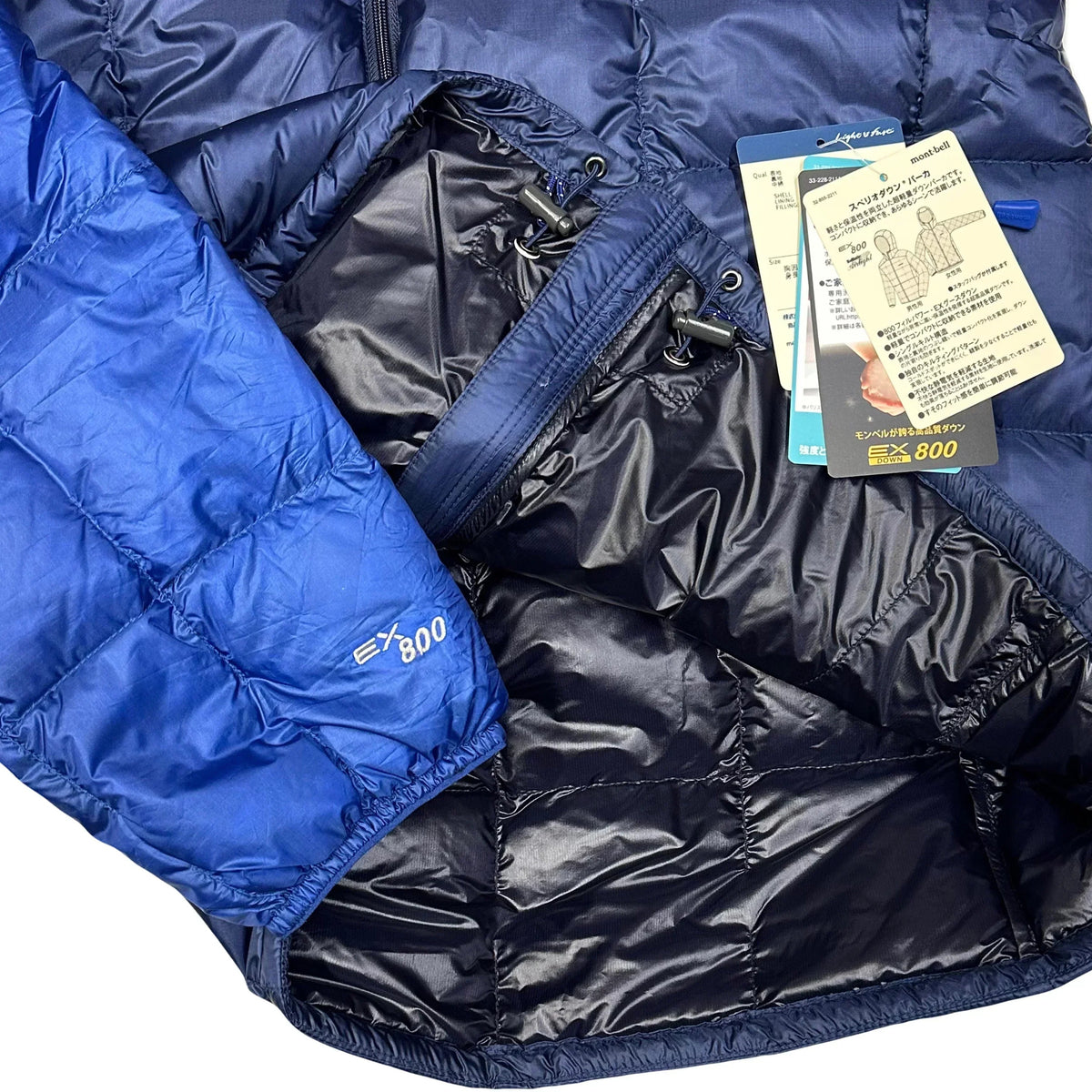 Final Sizes: Superior Down Parka Puffer Jacket In Navy & Blue
