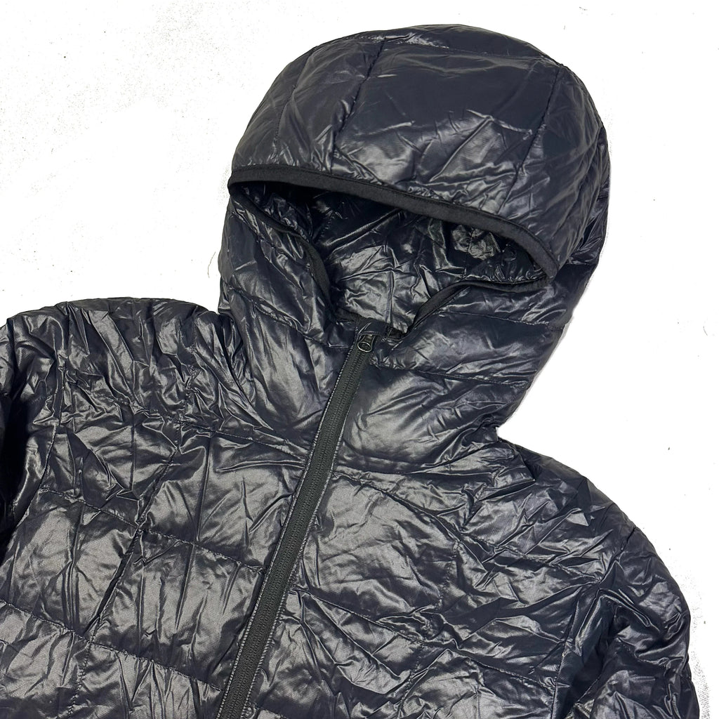 Letzte Größen: Square Stitch Steppjacke in Schwarz