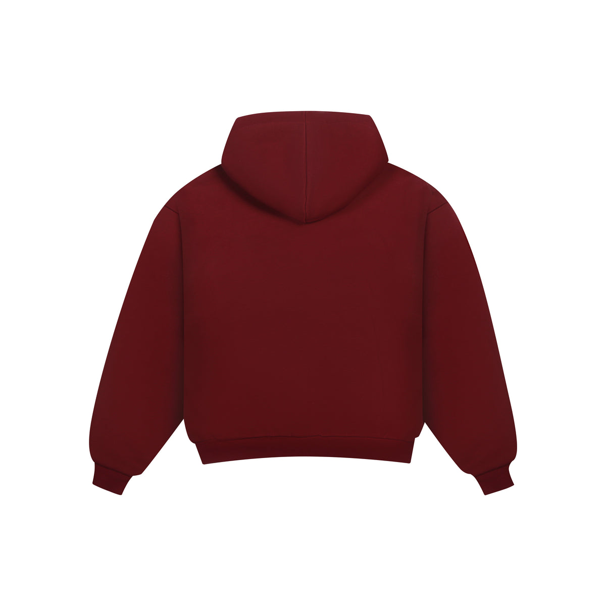 Reversible Plaid Zip-Hoodie V2（Wine/Red）