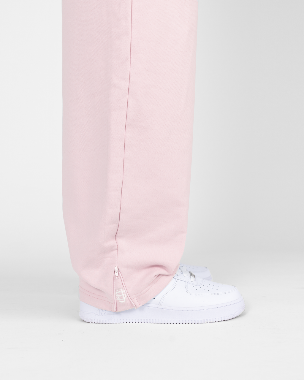 PANTALON DE JOGGING ZIPPÉ SU - ROSE