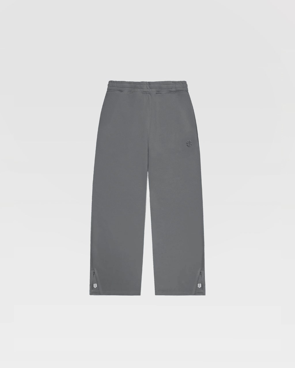 PANTALONI JOGGER CON CERNIERA - ANTRACITE