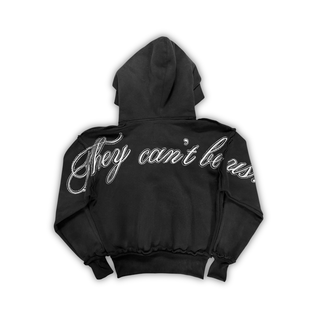 SUDADERA CON CAPUCHA CRYSTALIZED "ASPHALT"