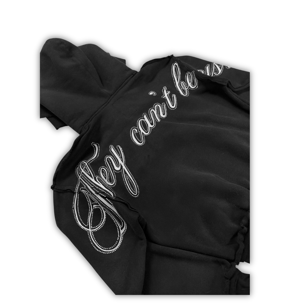 SUDADERA CON CAPUCHA CRYSTALIZED "ASPHALT"