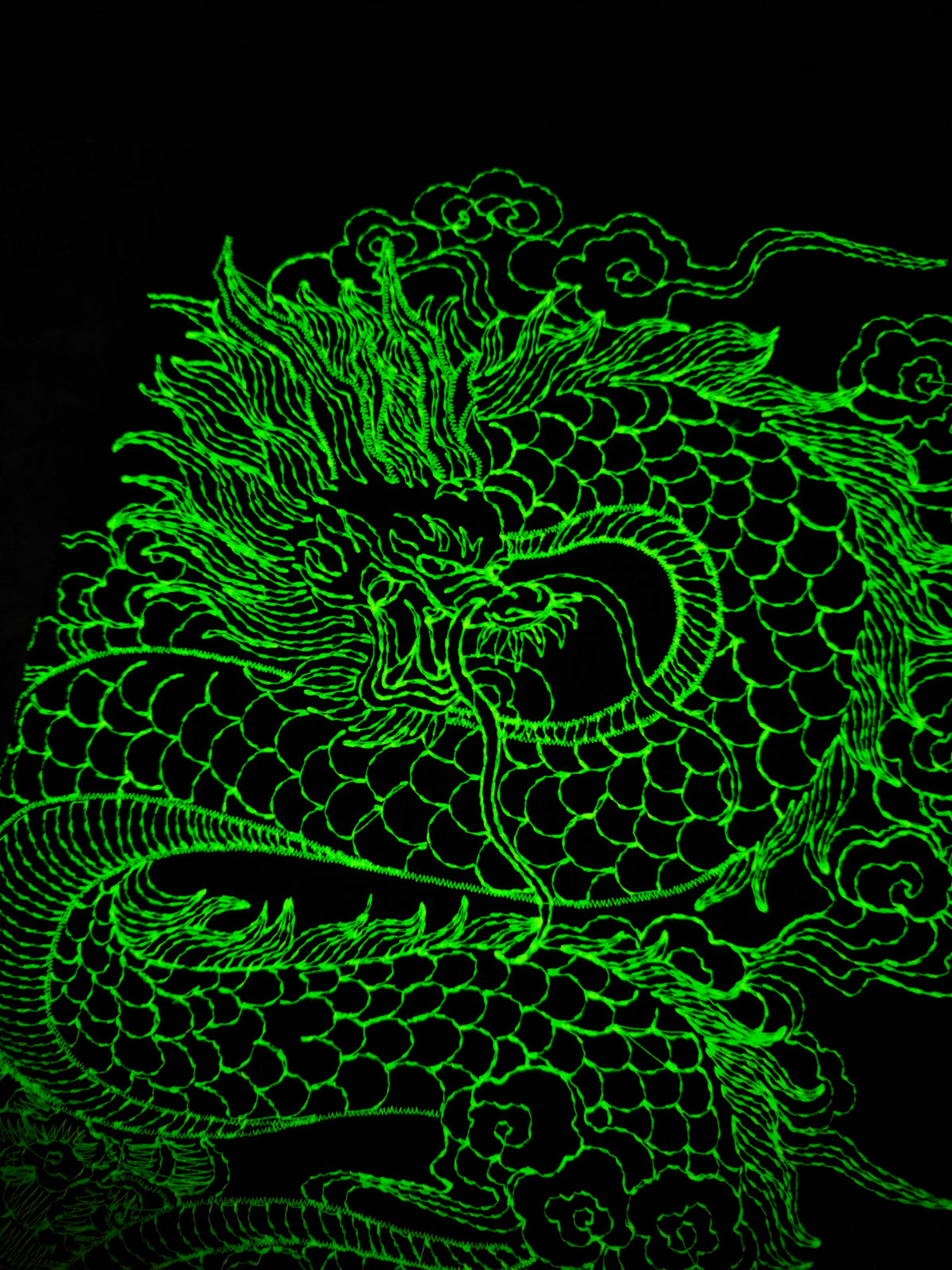 “Afterglow” Dragon Tee - Charcoal
