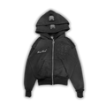 SUDADERA CON CAPUCHA CRYSTALIZED "ASPHALT"