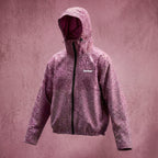 Water Reactive Cheetah Rain Jacket - Pink