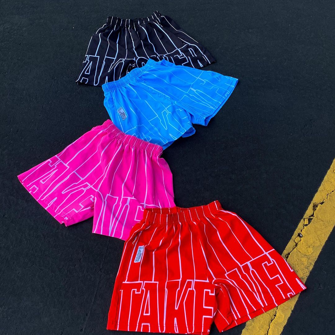 Take Over Art Graphics Mesh-Shorts