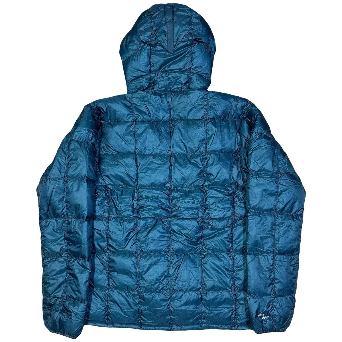 Laatste maten: Superior Down donsjas met parka-ontwerp in blauw