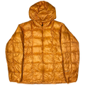 Final Sizes: Square Stitch Puffer Jacket In Orange
