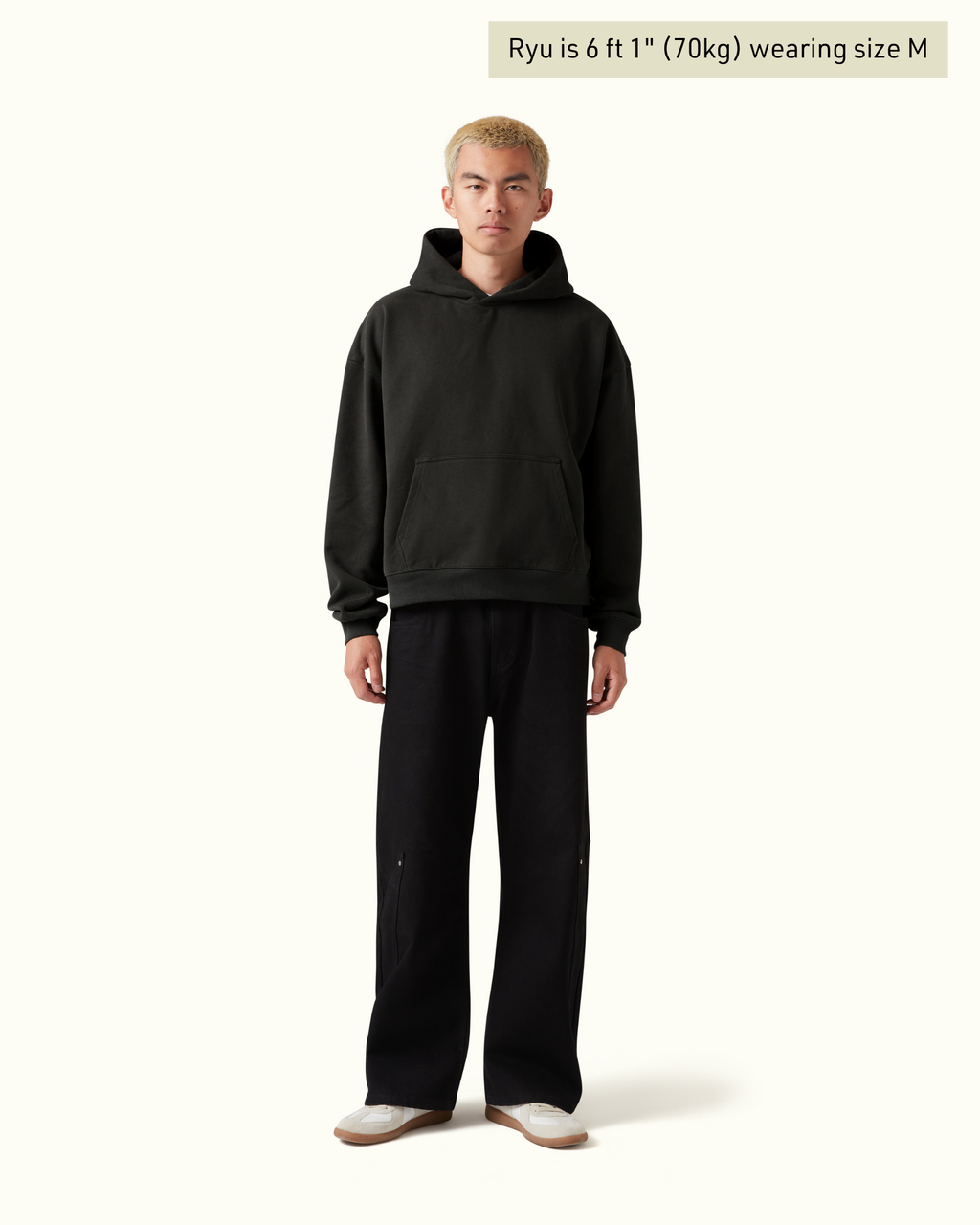 Sweat à capuche céleste