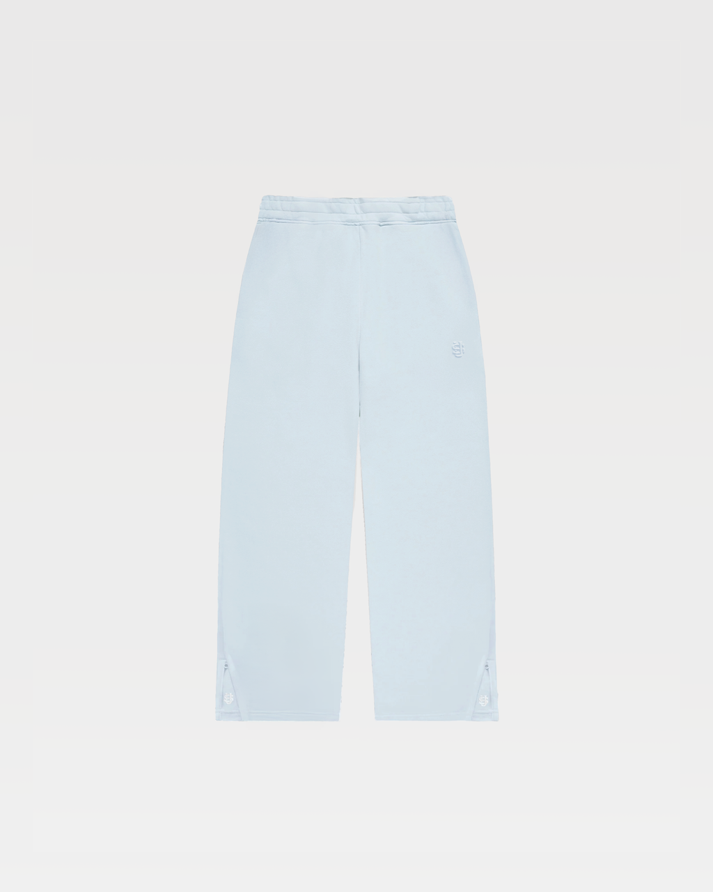 PANTALÓN JOGGER CON CREMALLERA SU - AZUL HIELO