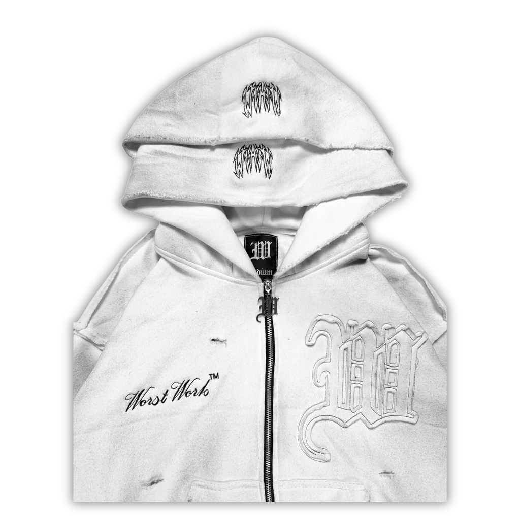 "DIRTY SNOW" Crystalized-hoodie