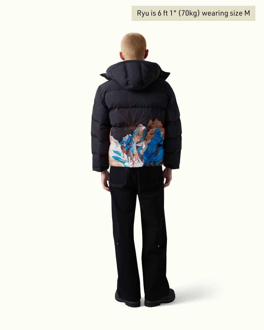 Rihla Puffer Schwarz