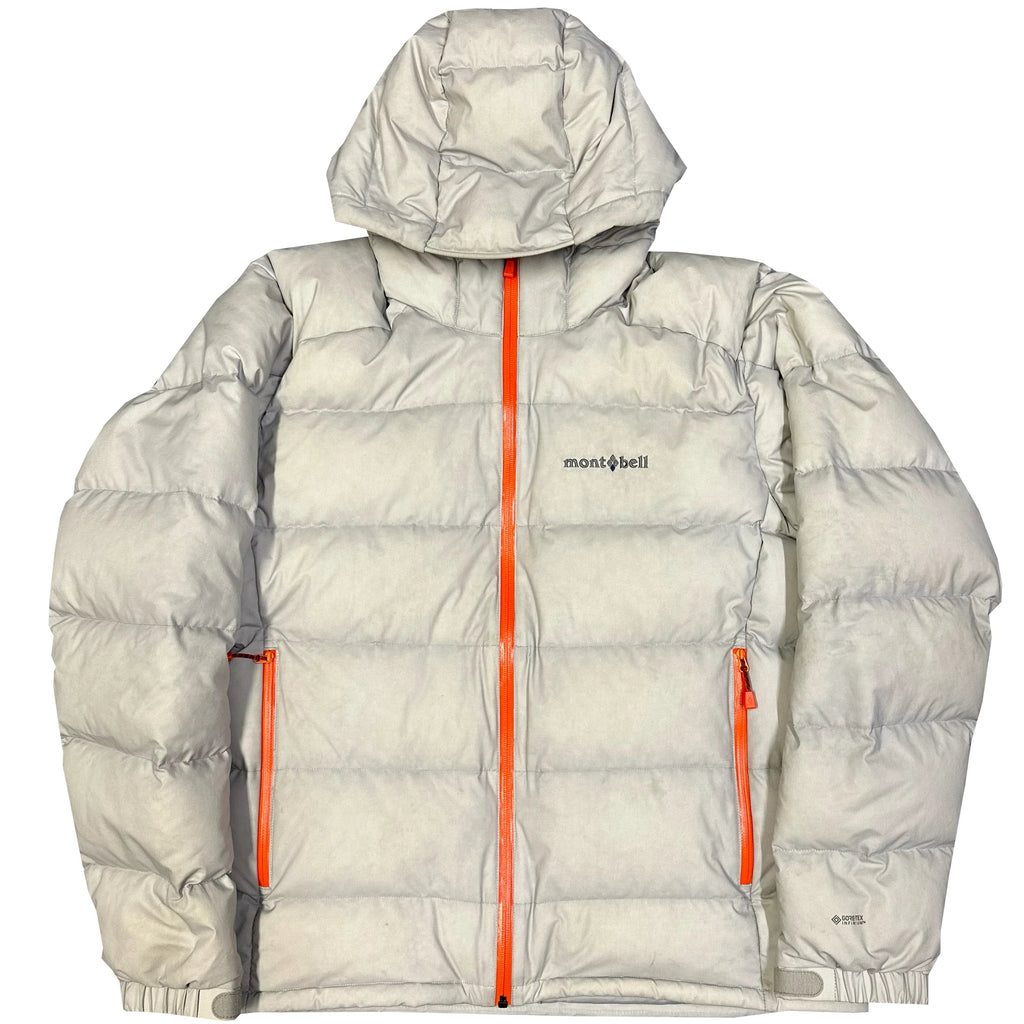 Laatste maten: Gore-Tex-donsjas met capuchon in grijs