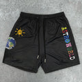 Shorts tendance rétro à motifs mode