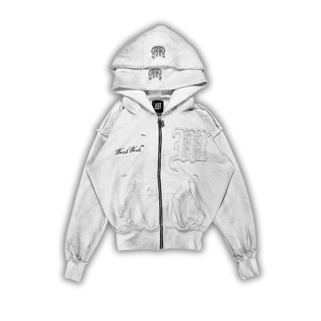 "DIRTY SNOW" Crystalized-hoodie