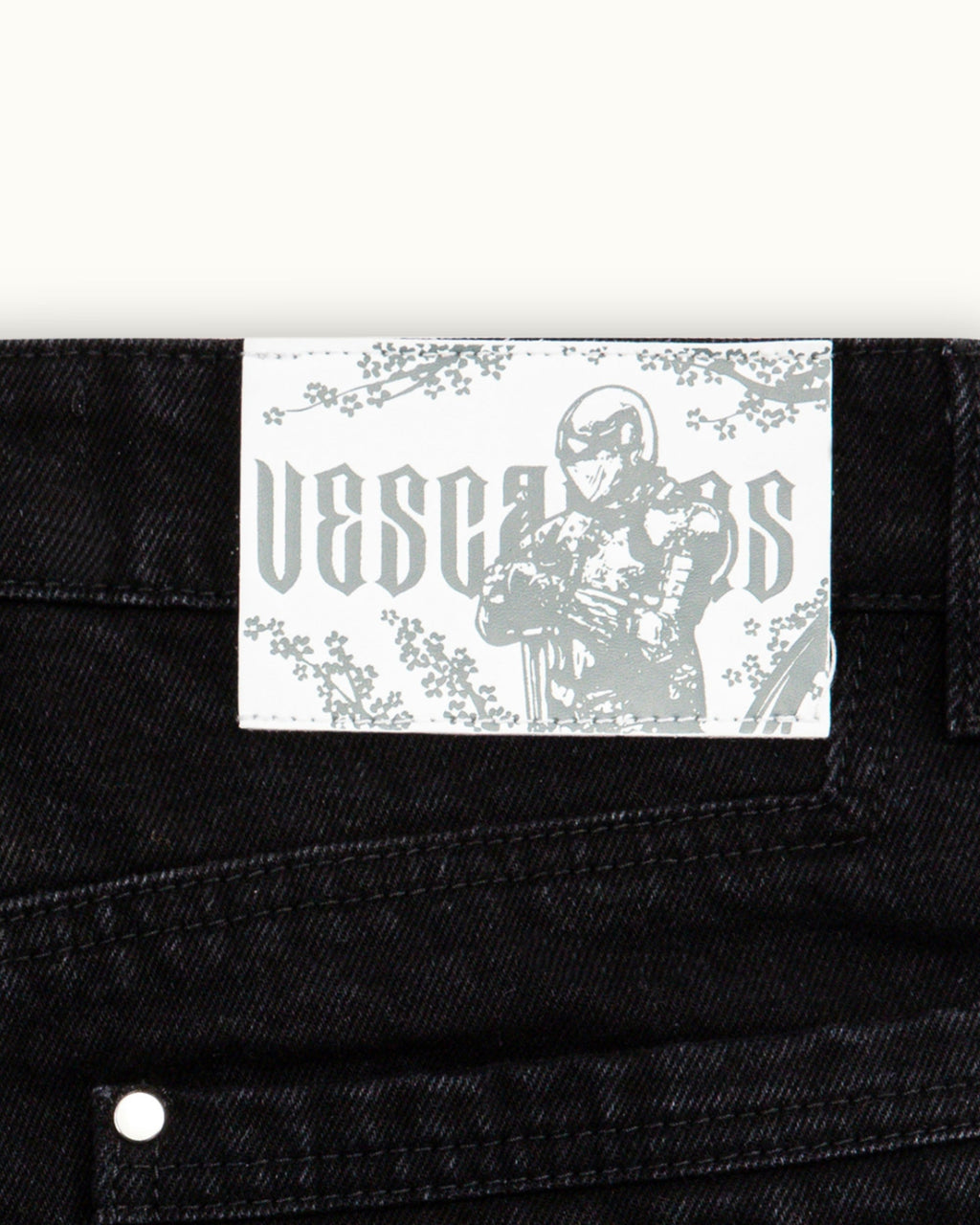 Blossom Black Denim